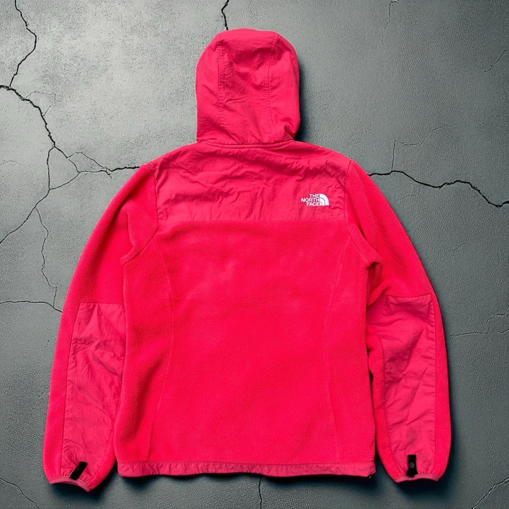 Pink The North Face Denali Hooded Fleece Jacket - Picture 5 of 8